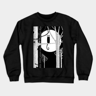 Owl Impression Crewneck Sweatshirt